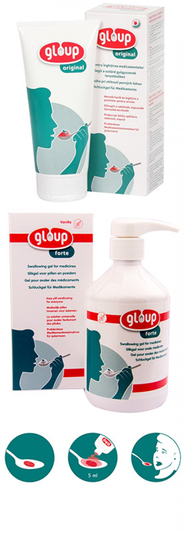 Gloup Original Gel Deglutição - 75ml
