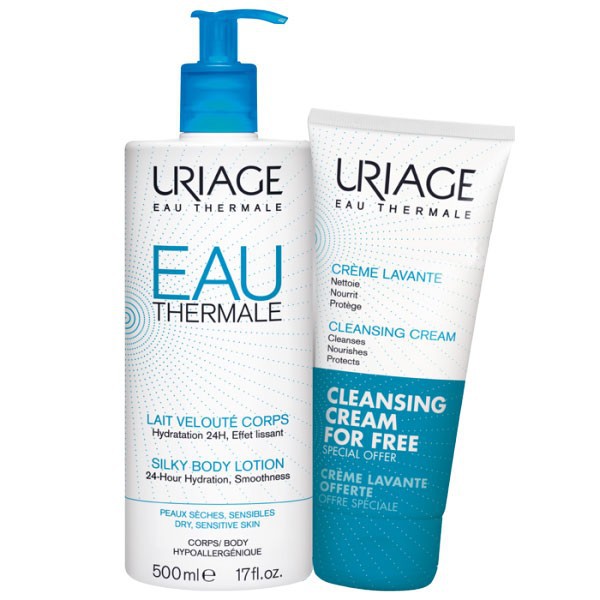 Uriage Eau Thermale Leite Hidratante Corporal - 500ml + Oferta Creme Lavante