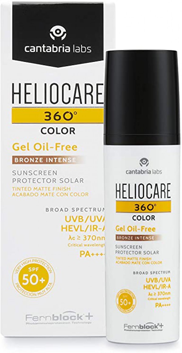 Heliocare 360º Oil free Gel cor SPF50+ _Cor Bronze Intensive - 50ml