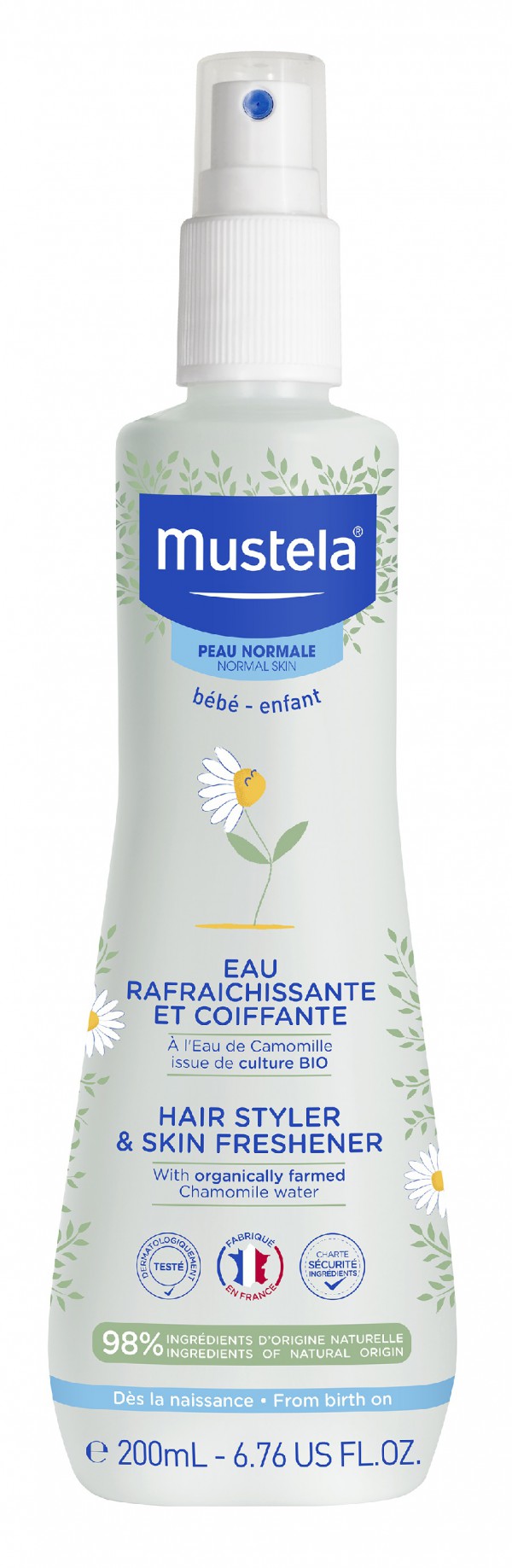 Mustela Bebé Pele normal Água Refrescante Perfumada - 200ml